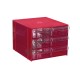 Gaveteiro CG306/5 Vermelho Com 6 Gavetas E 30 Divisórias Gaveteiro CG306/5 Vermelho Com 6 Gavetas E 30 Divisórias